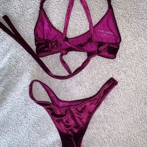 WHITE FOX SWM VELVET BIKINI